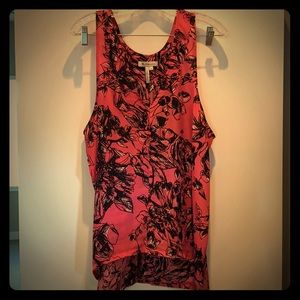 Flowy pink top for the summer!